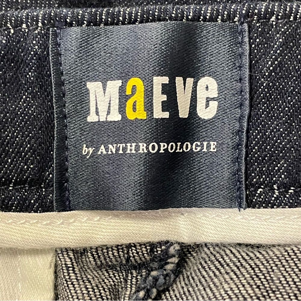 MAEVE by ANTHROPOLOGIE The Avery Pleated Wide Leg Denim Trousers - Picture 7 of 11